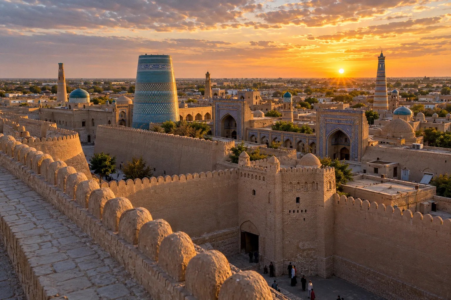 Itchan Kala: Die historische Festungsstadt Chiwa im UNESCO-Welterbe